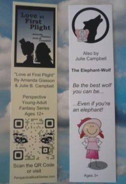 Love at First Plight - The Elephant Wolf bookmarks